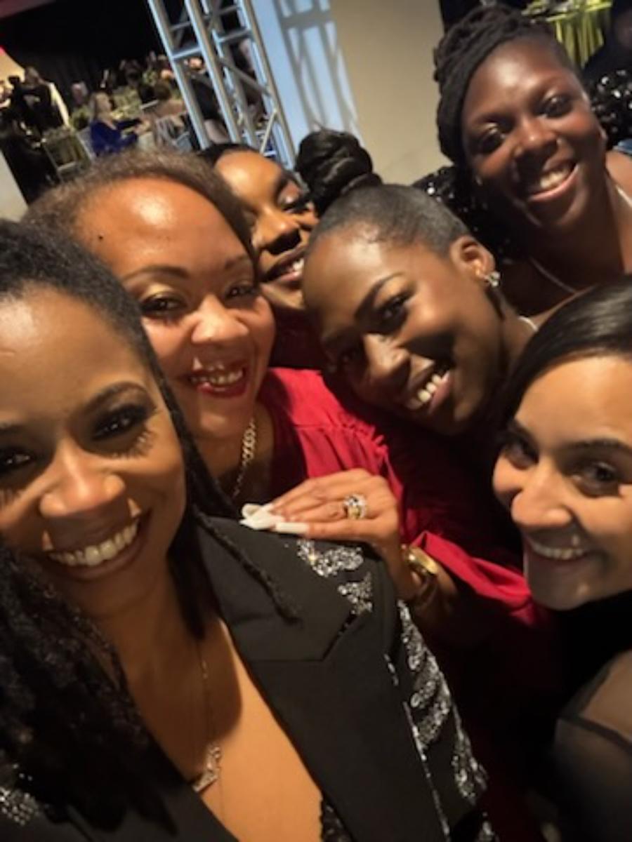 a group of people at an event