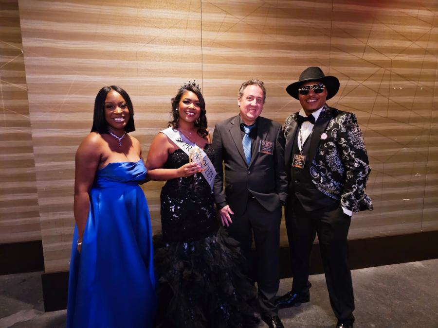 a group of people at an event