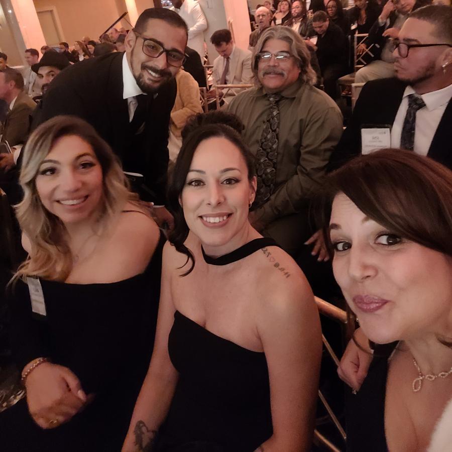 a group of people at an event