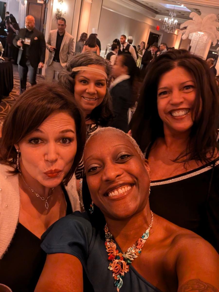a group of people at an event