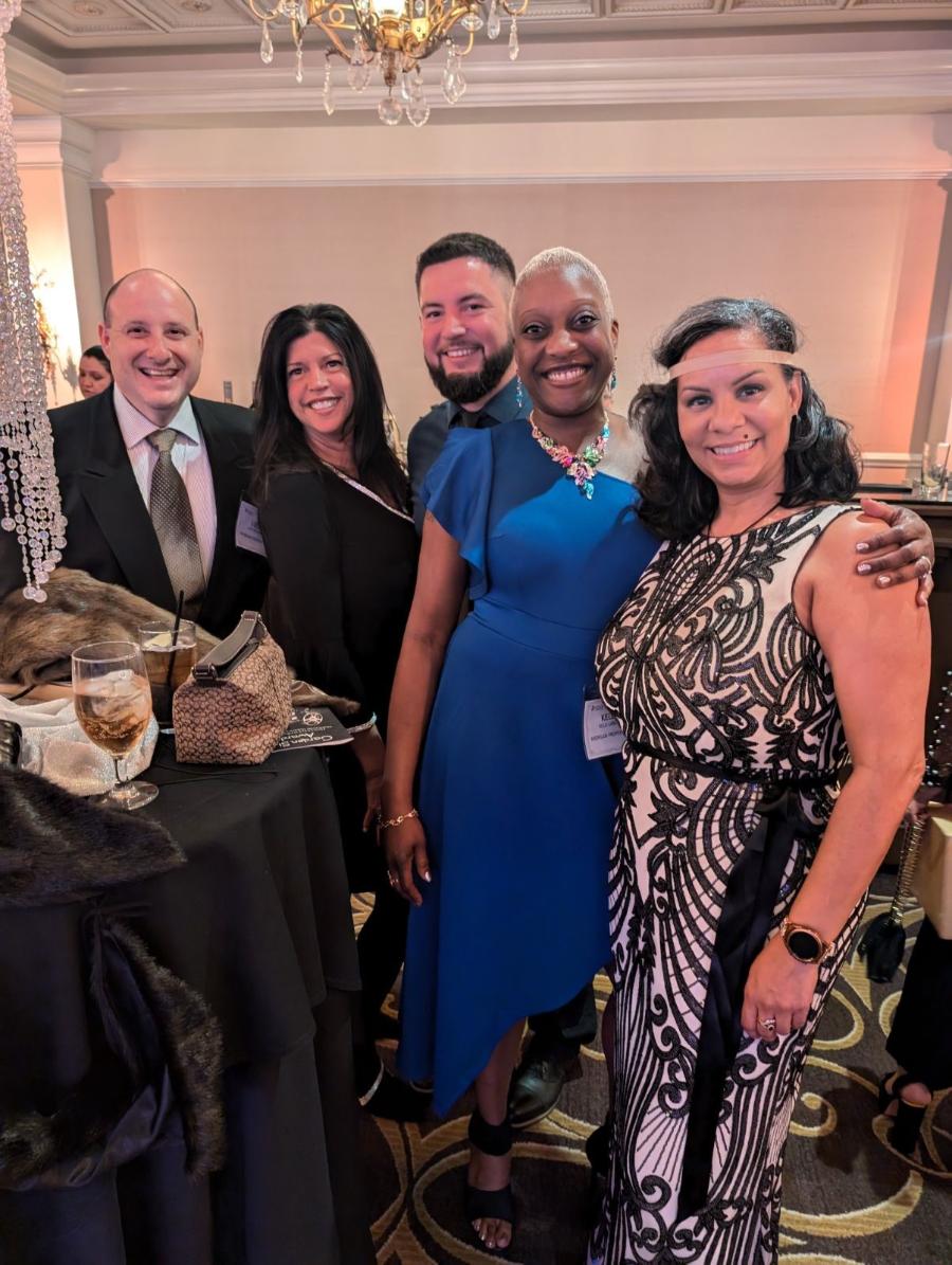 a group of people at an event