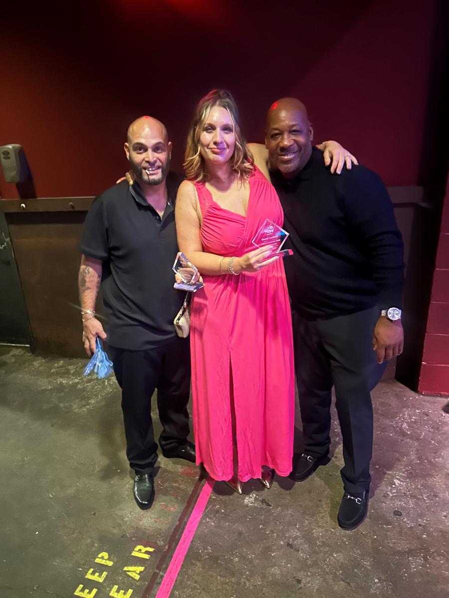 a group of people at an event