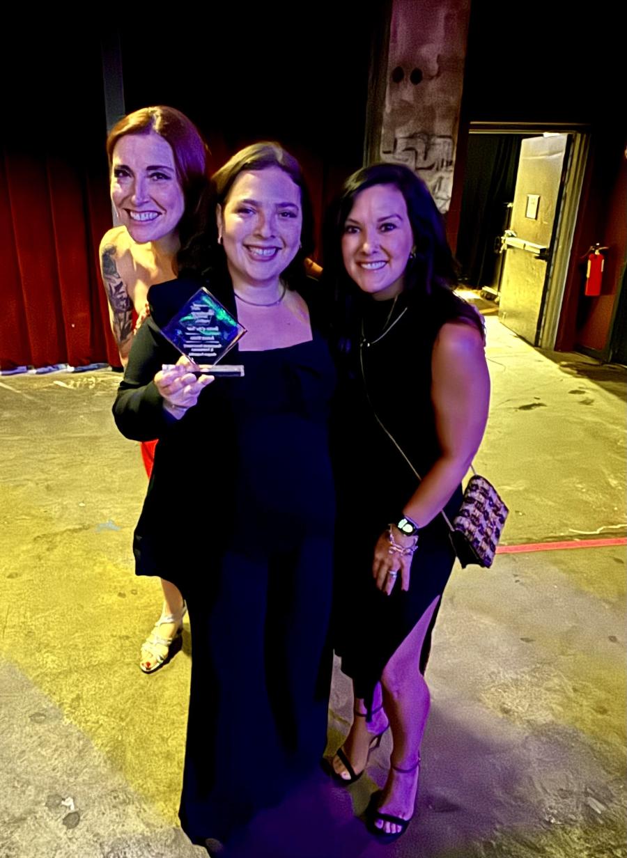 a group of people at an event